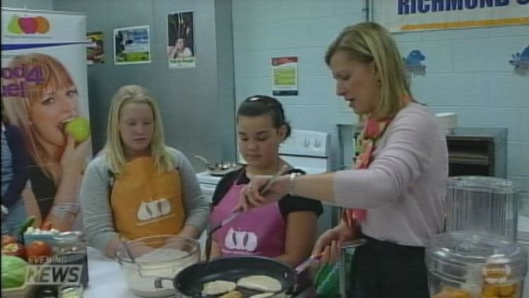 A group of Thorold students shared an important meal with celebrity chef Anna Olson