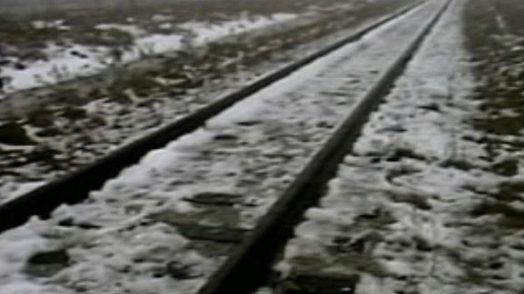 Railway tracks, scene of the 1983 murder of Toronto mobster Domenic Racco (archive image)