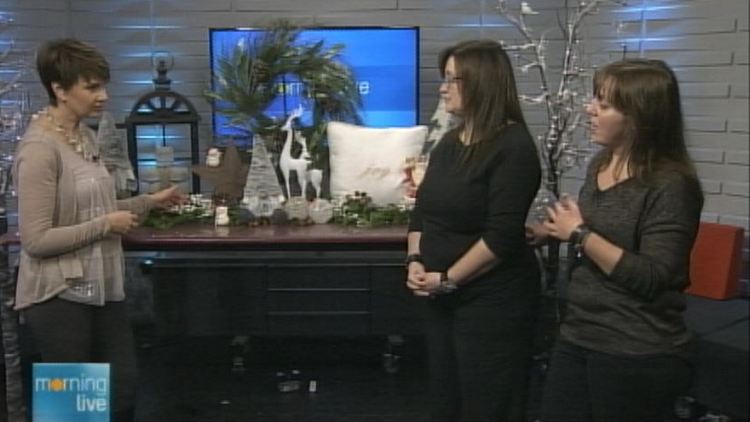 Annette Hamm with Eddie Gomes & Elizabeth Cabral of Epiphany Style; Morning Live, November 26, 2014