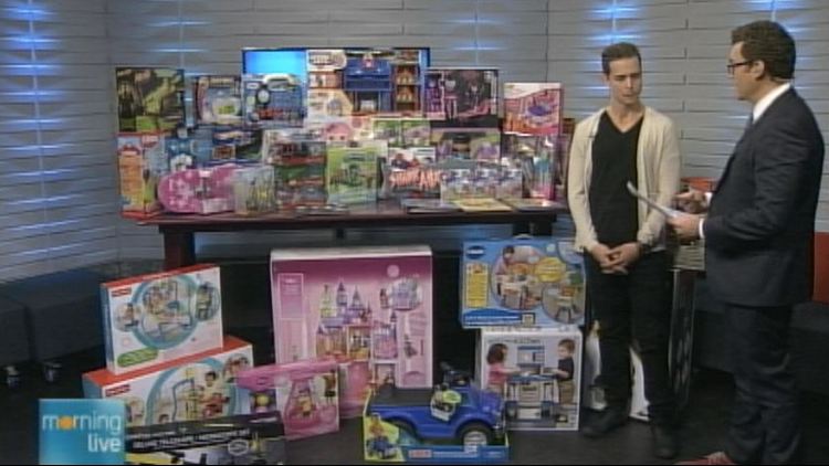 Tomasz Michalik of Samko and Miko Toy Warehouse with Tim Bolen; Morning Live, November 26, 2014