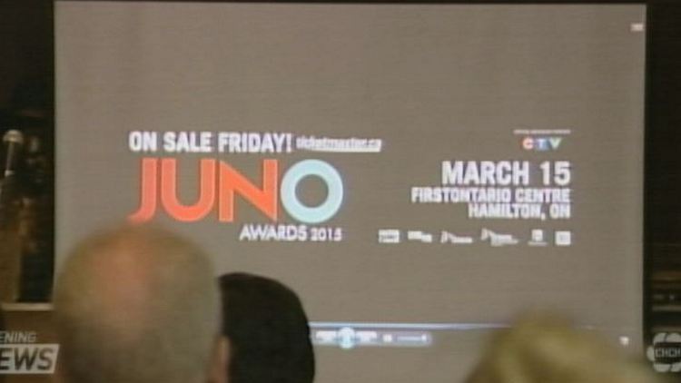 After an absence of 14 years, the Juno Awards are coming back to Hamilton