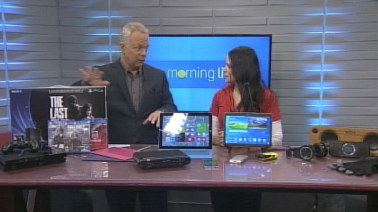 Bob Cowan with Melanie Gibson of The Source; Morning Live, December 2, 2014