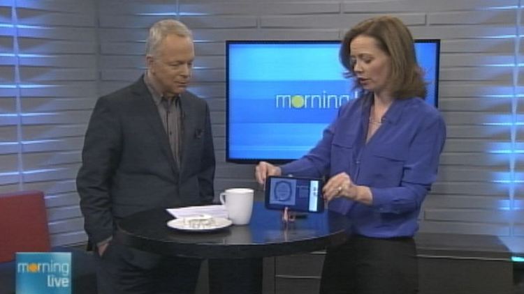 Bob Cowan with Wee Welcome's Maureen Dennis; Morning Live, December 2, 2014