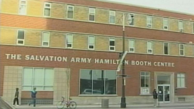 Exterior view of Salvation Army Booth Centre; Hamilton (archives)