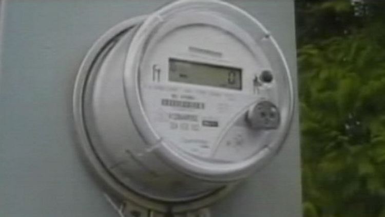 An electricity smart meter (archive image)