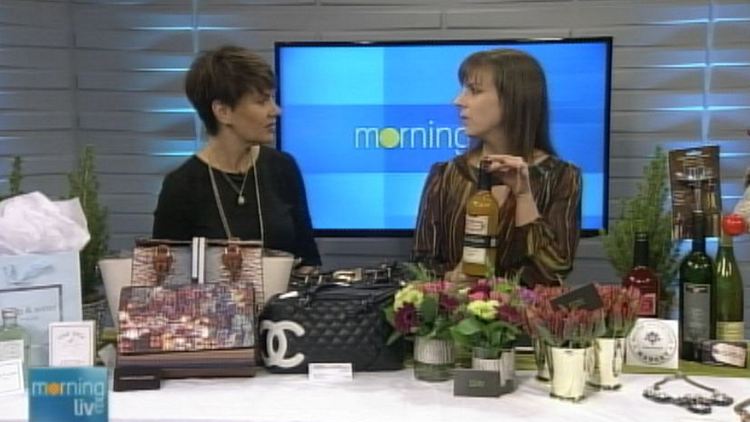 Annette Hamm with Sharlene Plewman; Morning Live, December 10, 2014