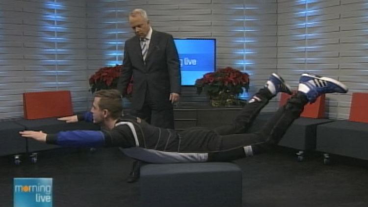 Bob Cowan with Mike Gravelle of iFLY Toronto; Morning Live, December 15, 2014