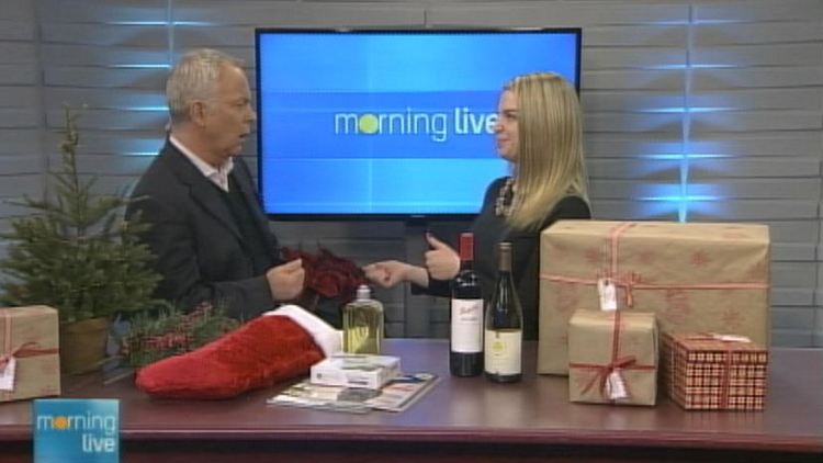 Bob Cowan with Angela Self from Smart Cookies; Morning Live, December 22, 2014