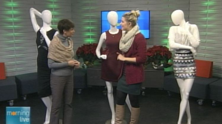 Annette Hamm with Lauren Erickson of La Bichette; Morning Live, December 23, 2014