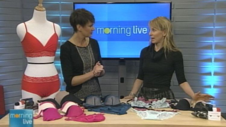 Annette Hamm with Heidi Zak of ThirdLove; Morning Live, January 21, 2015