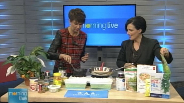 Annette Hamm with nutritionist Theresa Albert; Morning Live, January 22, 2015