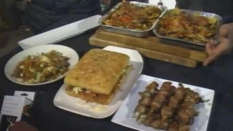 Some of the goodies cooked up by Naz Cavallaro; Morning Live, January 26, 2015