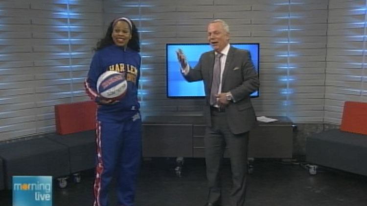 Sweet J of the Harlem Globetrotters with Bob Cowan; Morning Live, January 28, 2015