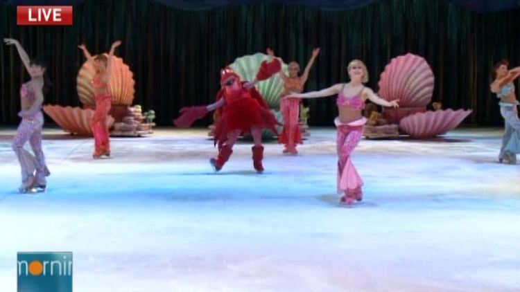 Performers at Disney on Ice, Morning Live, March 19, 2015