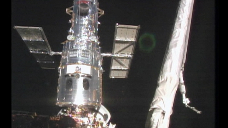 Archive image of the Hubble Telescope (NASA)