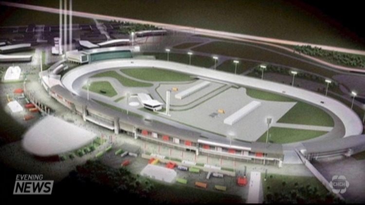 Artist's conception of the Canadian Motor Speedway