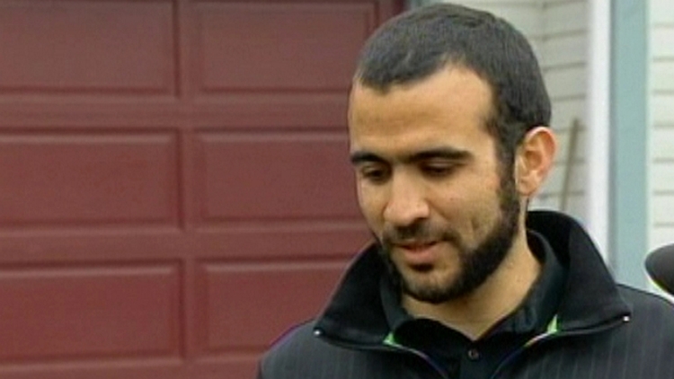 Omar Khadr spends his first full day as a free man