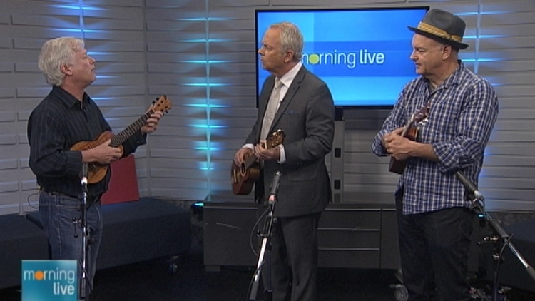 Steve McNie, Bob Cowan and Douglas Cameron; Morning Live, May 12, 2015