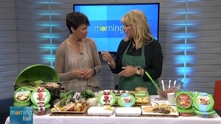 Annette Hamm with Susan Niczowski of Summer Fresh Foods; Morning Live, May 15, 2015