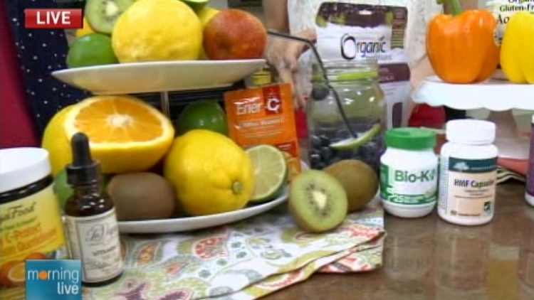 Fruit and skincare products; Morning Live, May 26, 2015