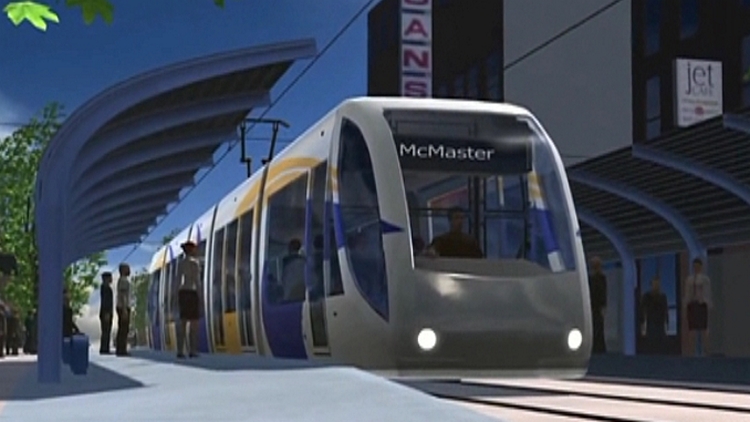 Archive image of a Hamilton LRT animation