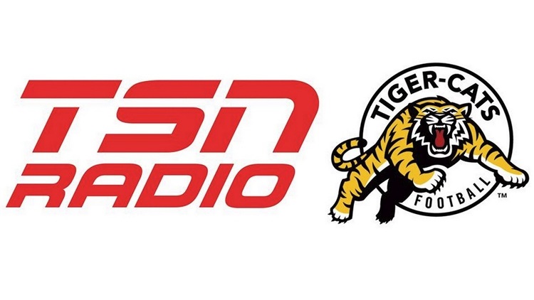 TSN Radio and Hamilton Tiger-Cats logos