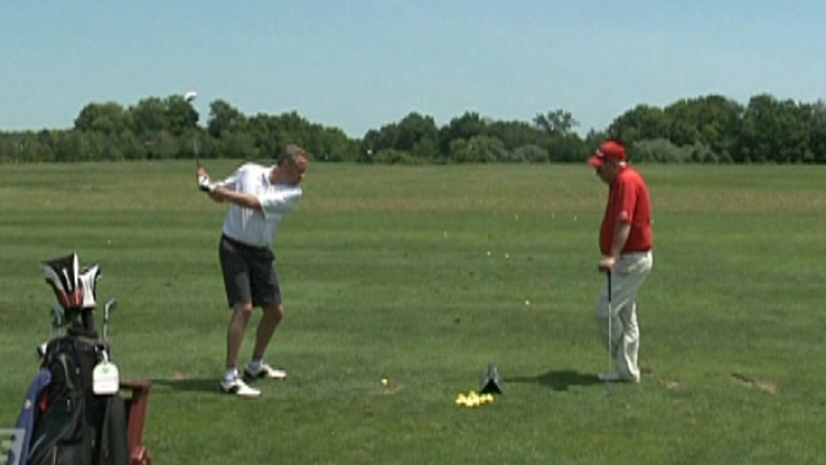 Blind golfer