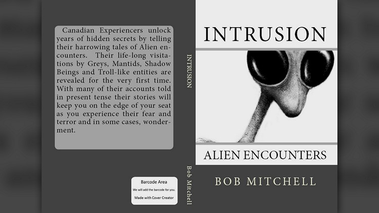 The cover of Bob Mitchell's book 'Intrusion'