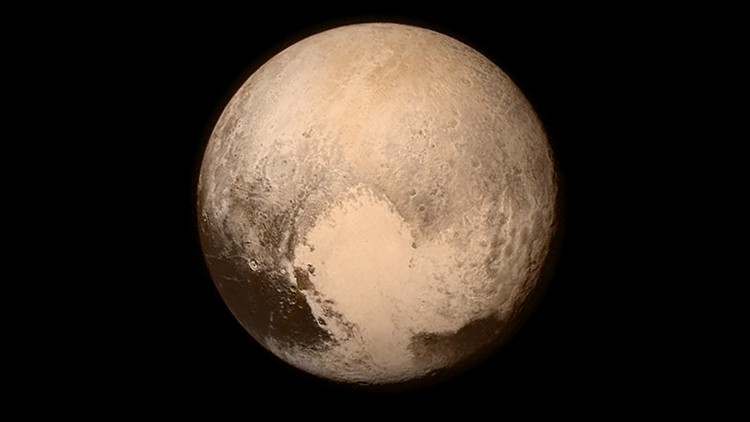 NASA image of Pluto from New Horizons spacecraft; July 14, 2015