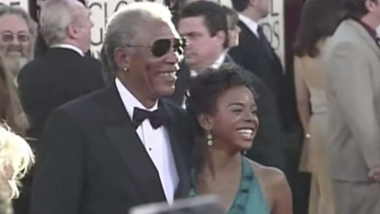 Morgan Freeman with Edena Hines