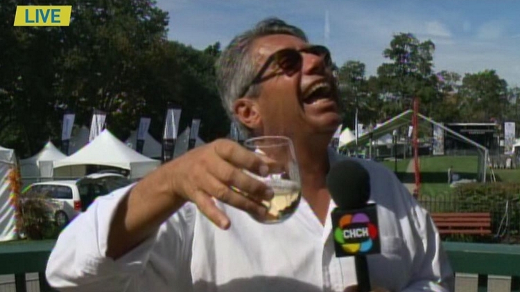 Matt Hayes at the Niagara Wine Festival, Montebello Park, St Catharines, September 18, 2015