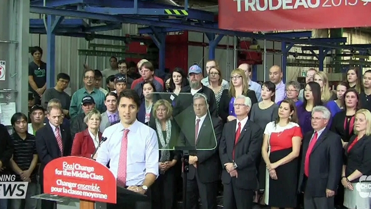 Party leaders talk trades on the campaign trail today