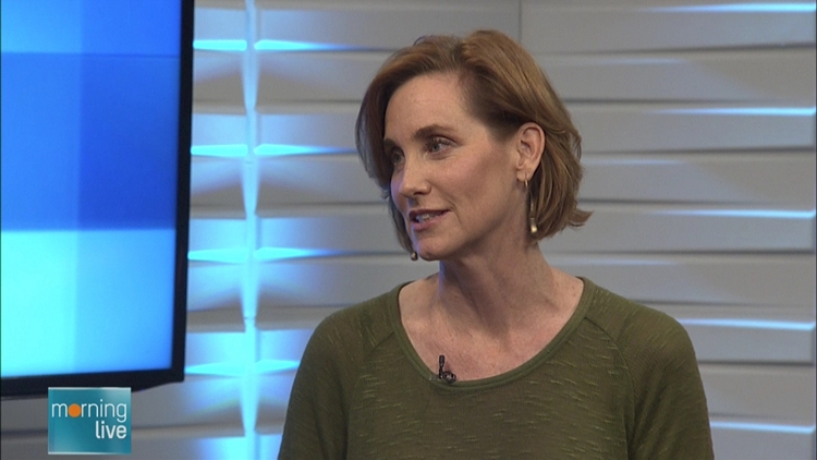 Judith Hoag stopped by the Morning Live studios on the way to Hamilton Comic Con this weekend