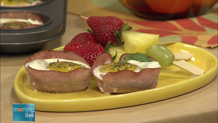 An egg dish prepared on Morning Live, October 9, 2015