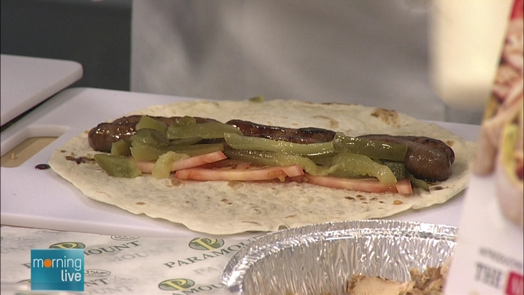 Sausage shawarma; Morning Live, October 12, 2015