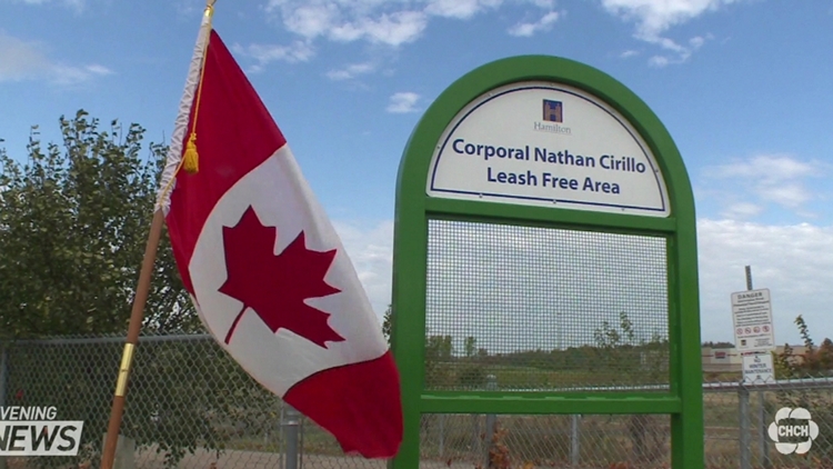 Dog park named after Corp. Nathan Cirillo