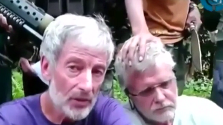 Hostage video of Robert Hall & John Ridsdel