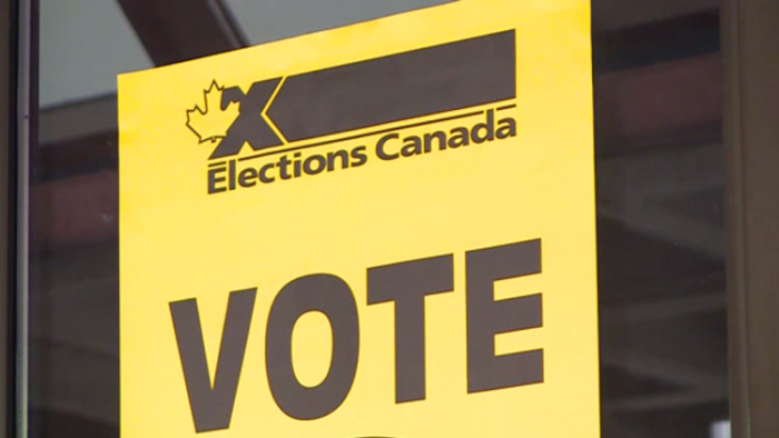 Elections Canada voting sign