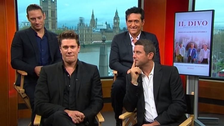 Il Divo in London, England, interviewed by Tim Bolen; November 6, 2015