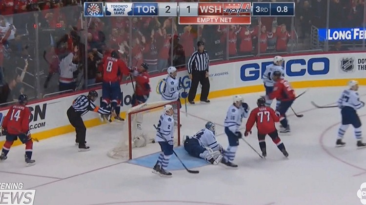 The Toronto Maple Leafs pick up a point but lose in a shootout 3-2 to the Washington Capitals