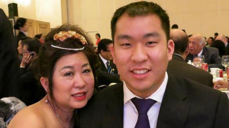 Teresa Hsin with son, Eric LU