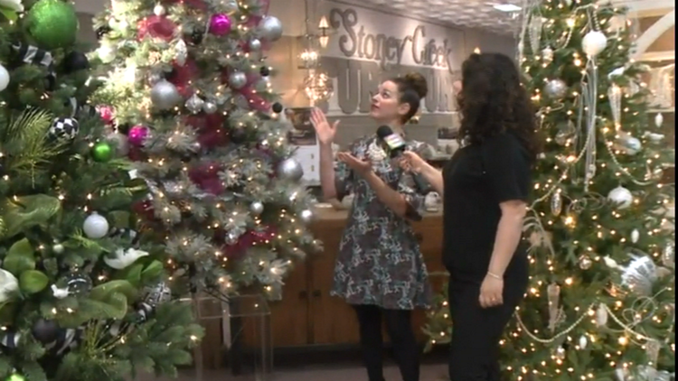 Holiday decorating at Stoney Creek Furniture