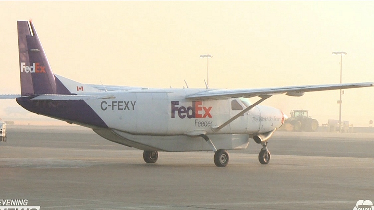 Getting Xmas ready at FedEx