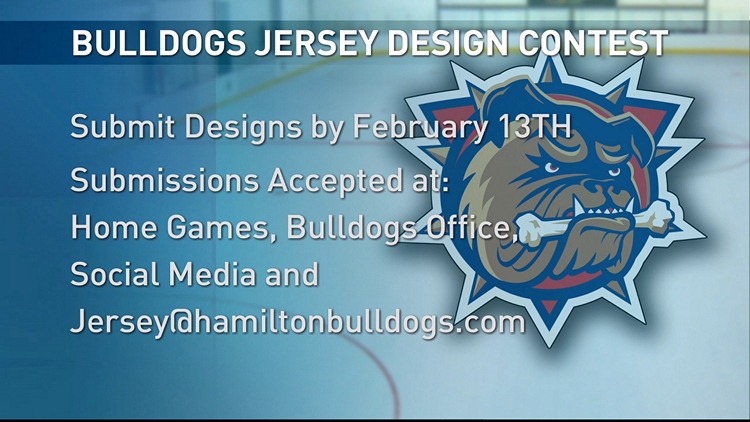 Hamilton Bulldogs jersey contest