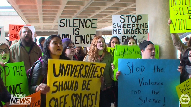 Brock students protest over university’s sexual violence policy