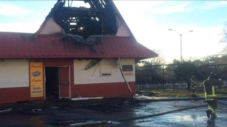 Niagara Falls fire on Lundy’s Lane