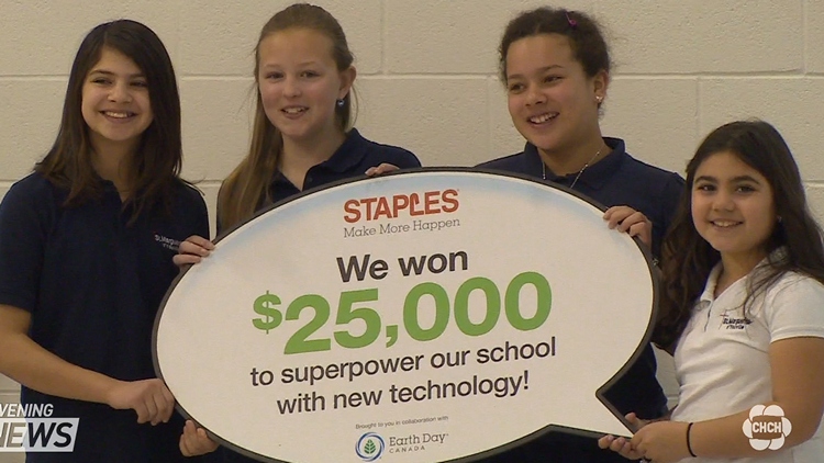 Local elementary school rewarded for going green