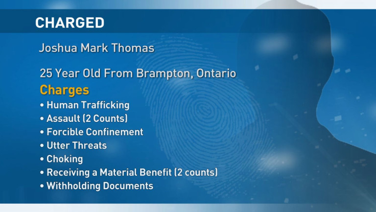 Brampton man charged with human trafficking