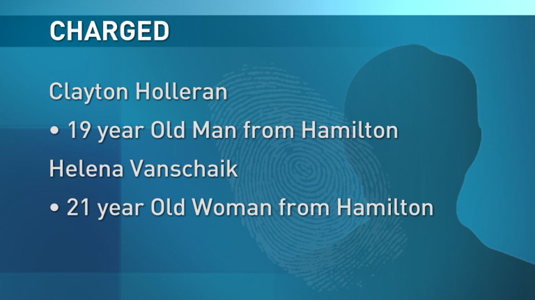 Hamilton man and woman charged with mischief