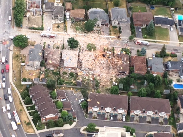 Double suicide said to be the cause of a Mississauga house explosion